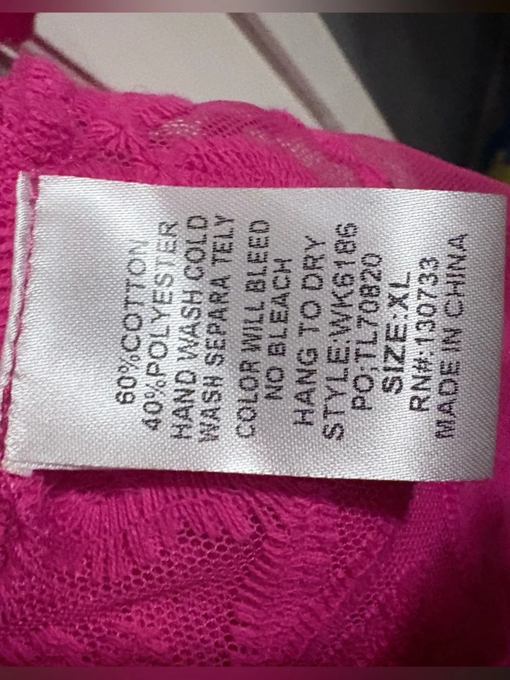 ✨ Umgee Pink Lace Kimono | Size XL | NWT | Boho Duster ✨ - Picture 3 of 5